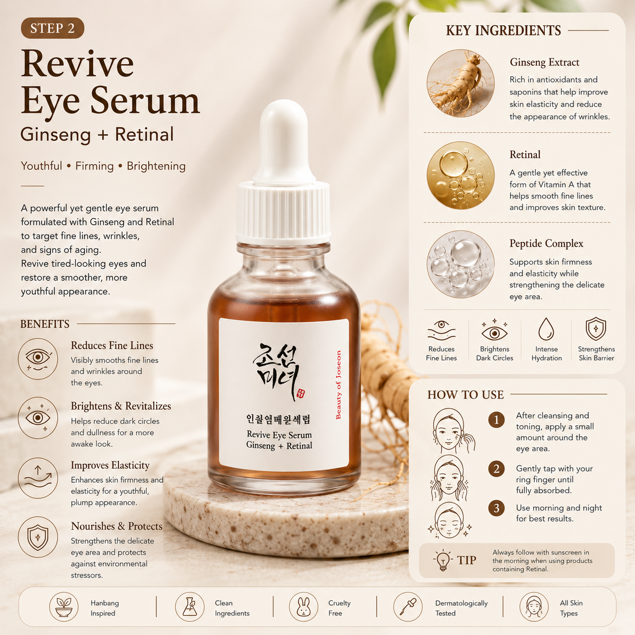 Beauty of Joseon Ginseng Anti-Aging Set – 3-Piece Korean Skincare Routine