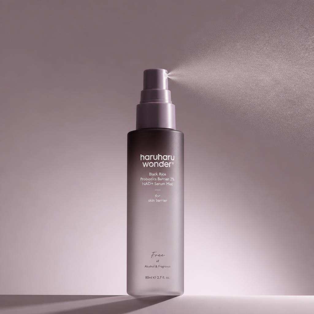 Haruharu Wonder Black Rice Probiotics Barrier 2% NAD+ Serum Mist, 80ml