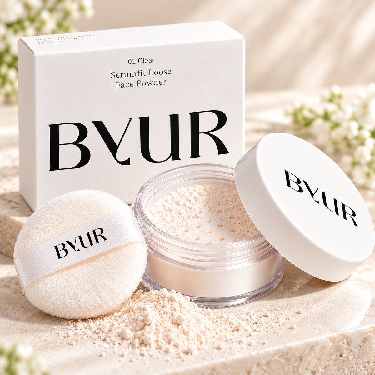 ByUR Serumfit Loose Face Powder 01 Clear