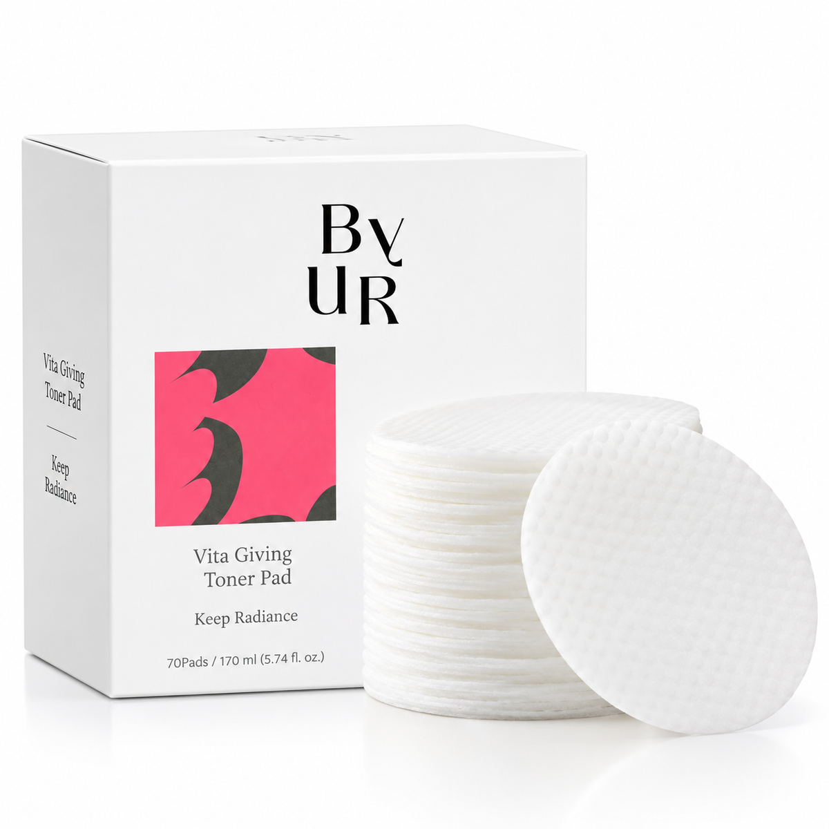 ByUR Vita Giving Keep Radiance Toner Pads 70 Pads