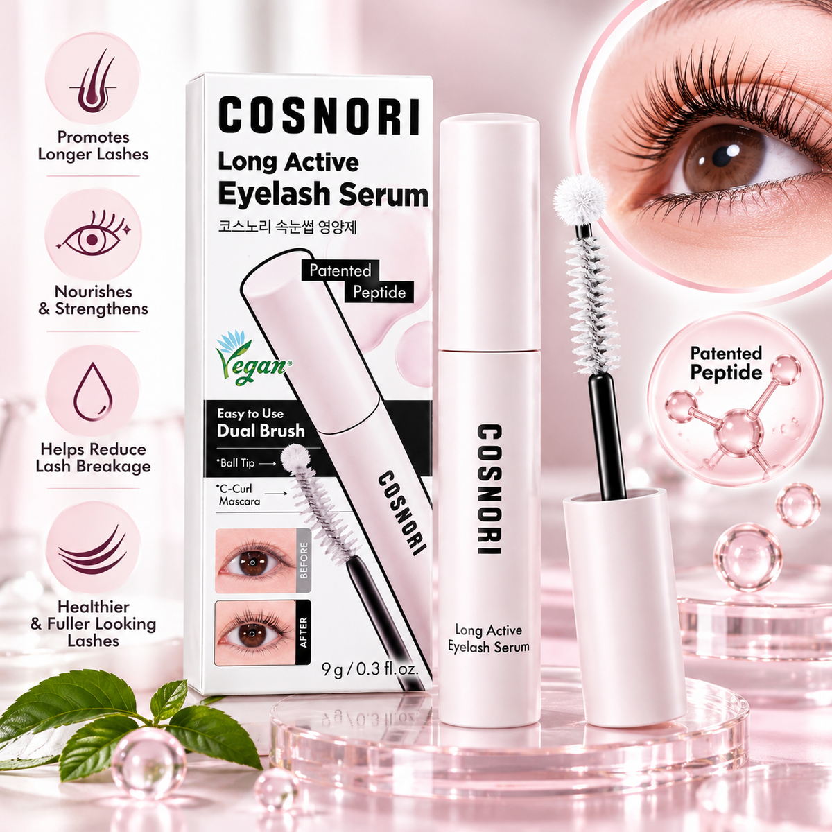 COSNORI Long Active Eyelash Serum 9 g