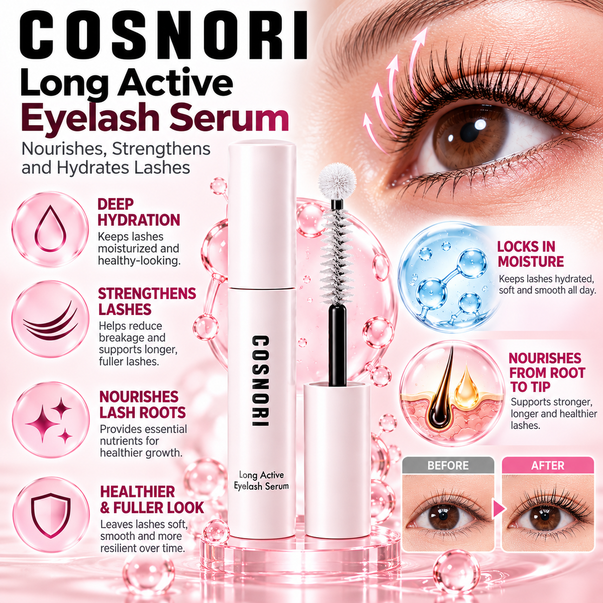 COSNORI Long Active Eyelash Serum 9 g