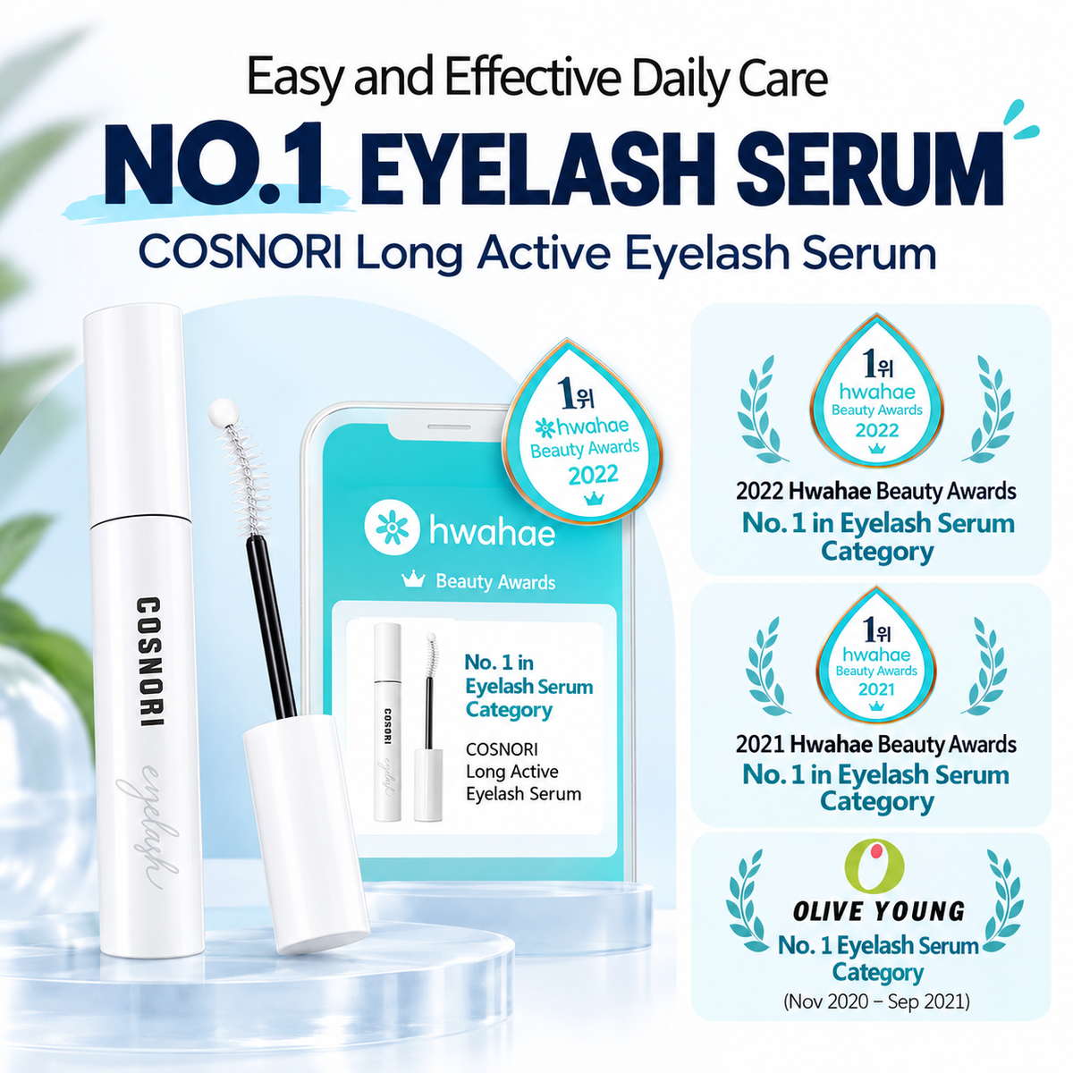 COSNORI Long Active Eyelash Serum 9g