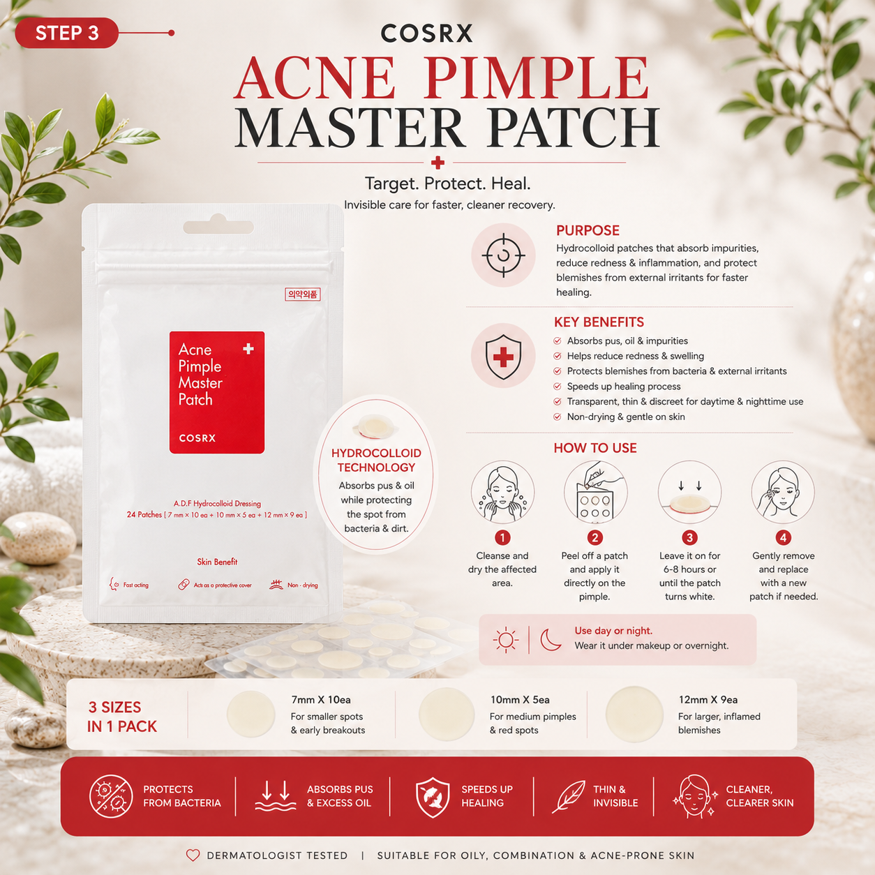 COSRX Acne & Pore Control Set – 3-Piece Korean Skincare Routine