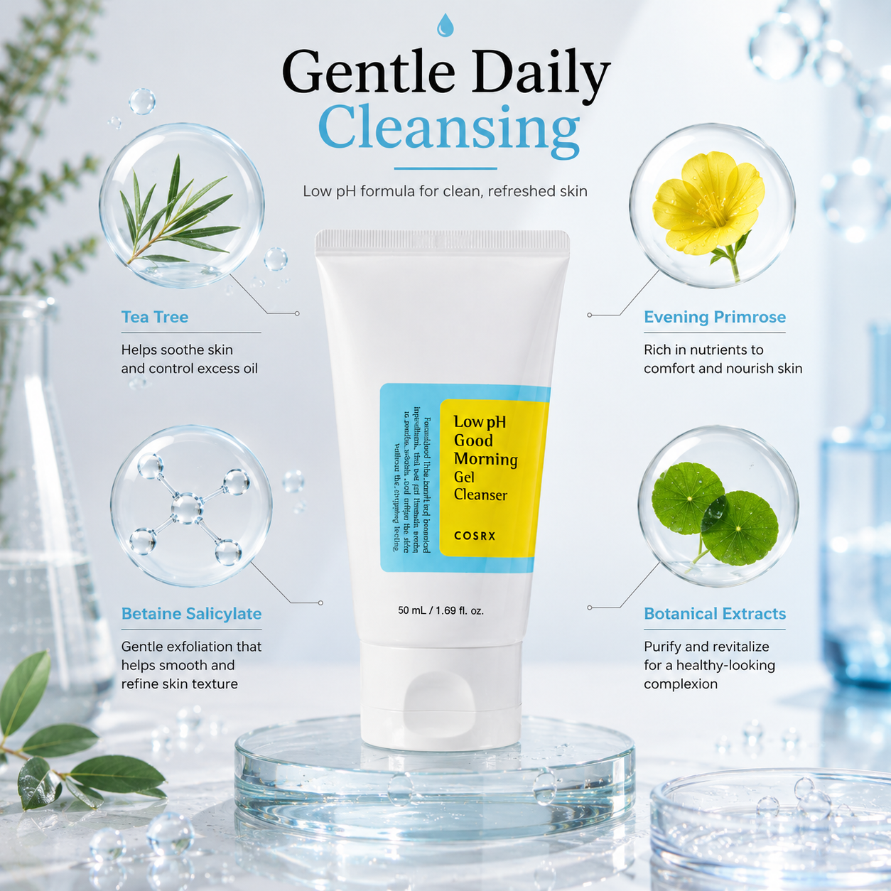 Second Chance COSRX Low pH Good Morning Gel Cleanser 50ml