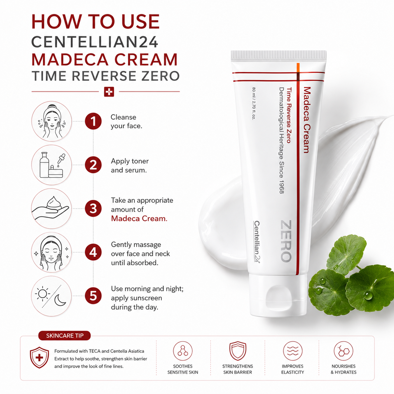 Centellian24 Madeca Cream Time Reverse Zero (80ml)