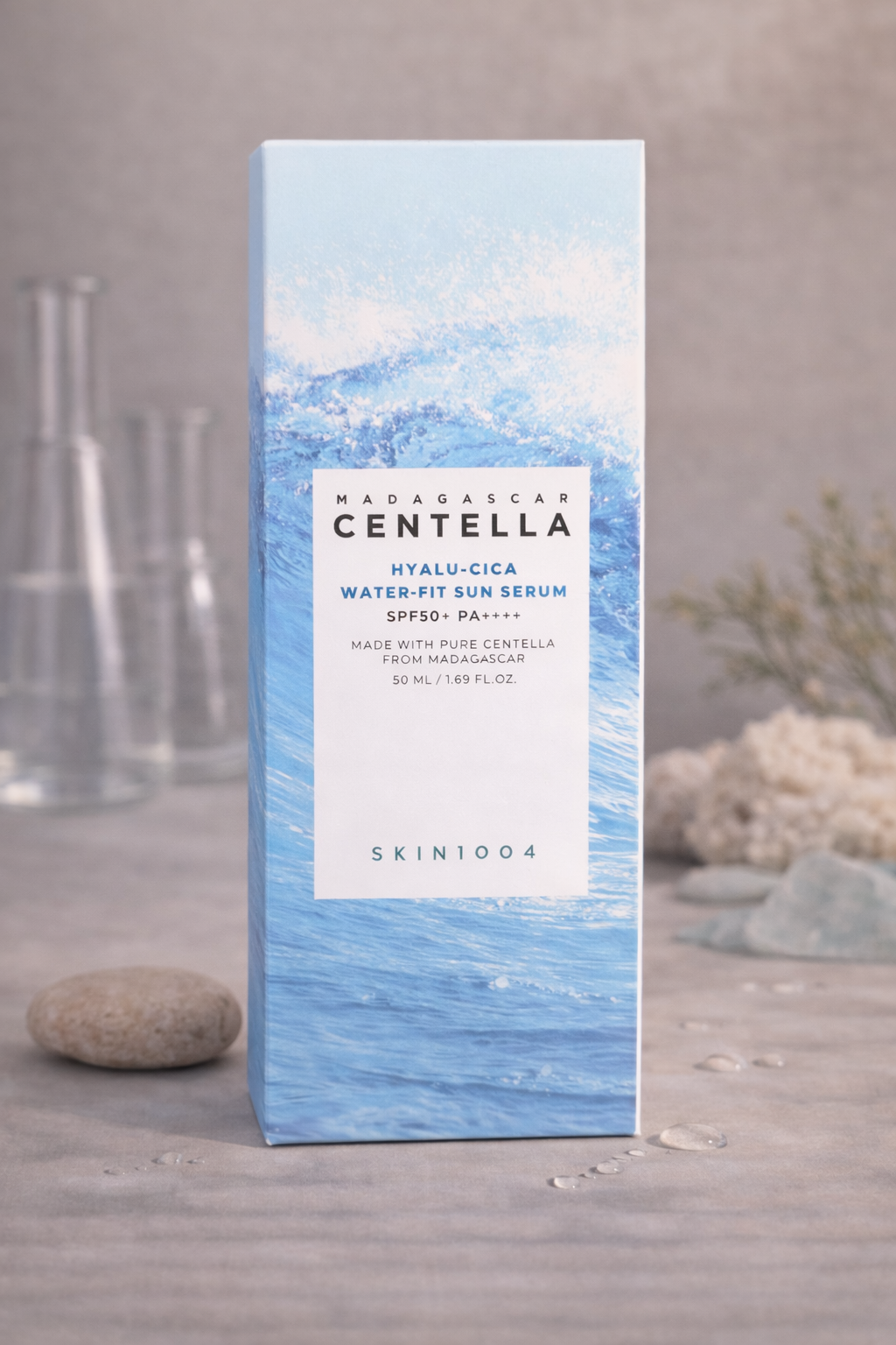SKIN1004 Madagascar Centella Hyalu-Cica Water-Fit Sun Serum SPF50+ PA++++ (50ml)