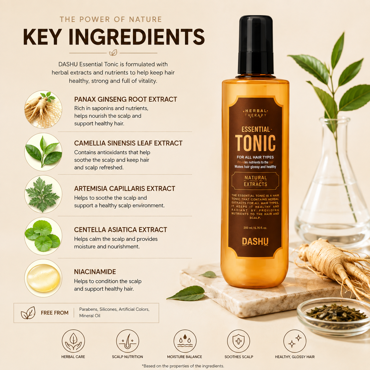 DASHU Classic Style Grooming Tonic 200ml