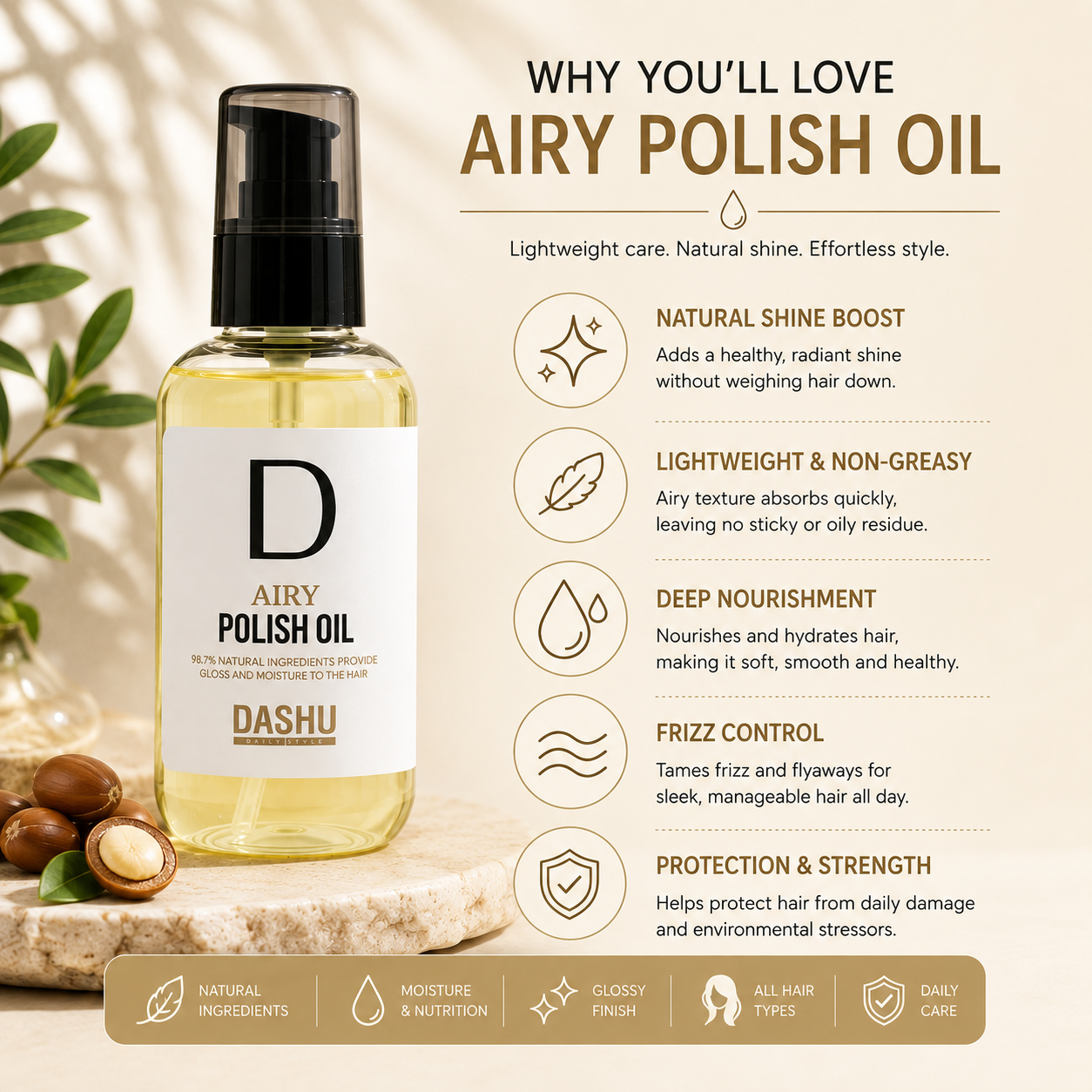 DASHU PRO Airy Polish Oil 100ml