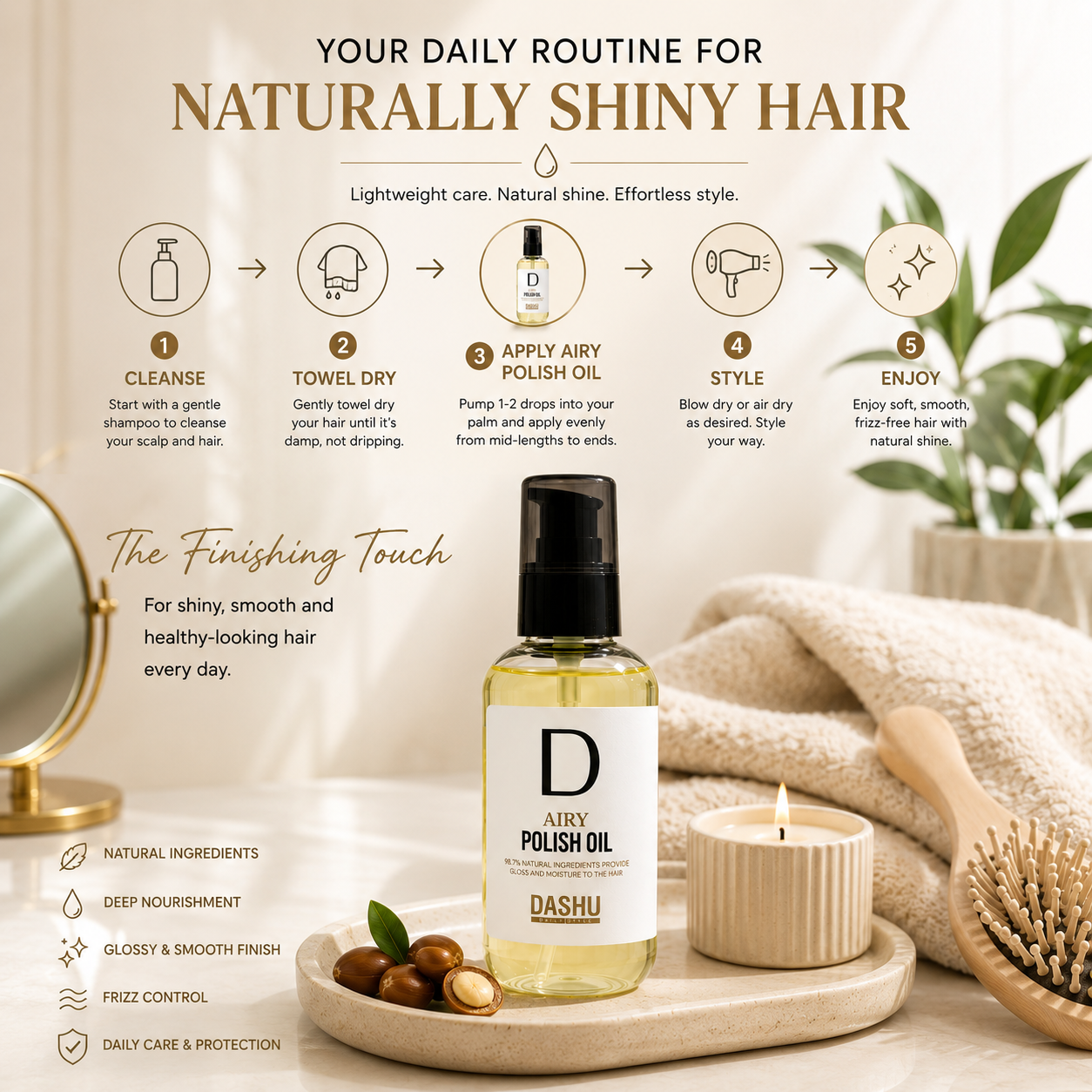 DASHU PRO Airy Polish Oil 100ml