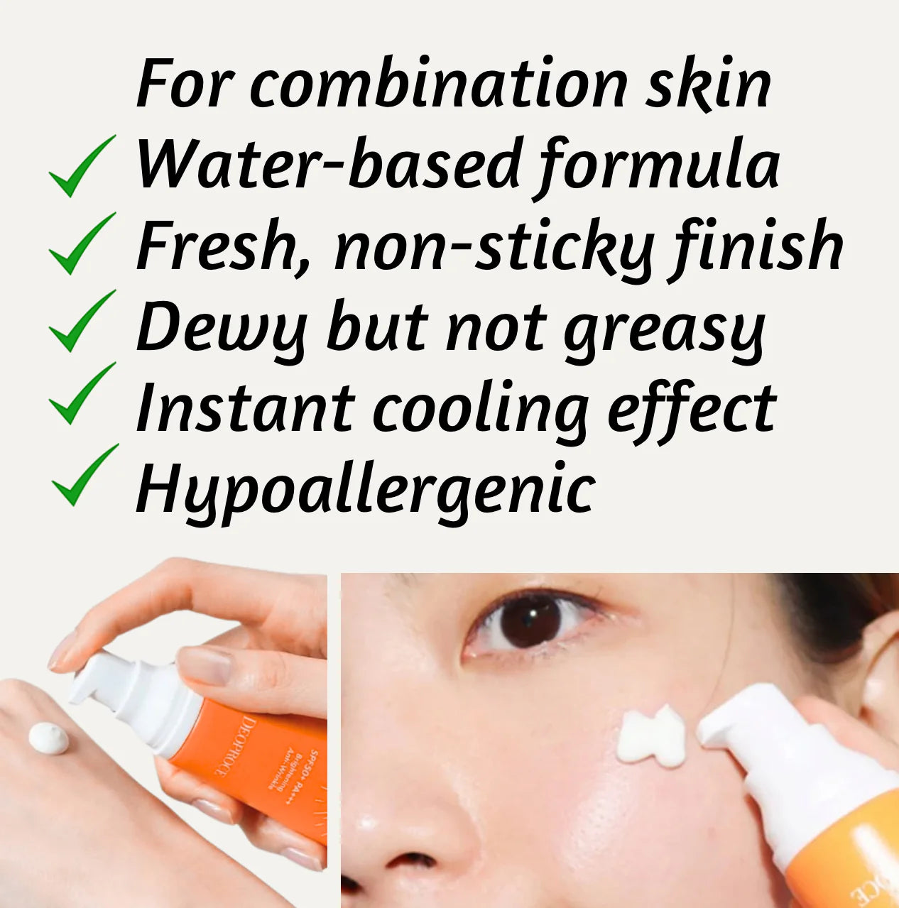 DEOPROCE Ultra Hydrating Sunscreen-No White Cast