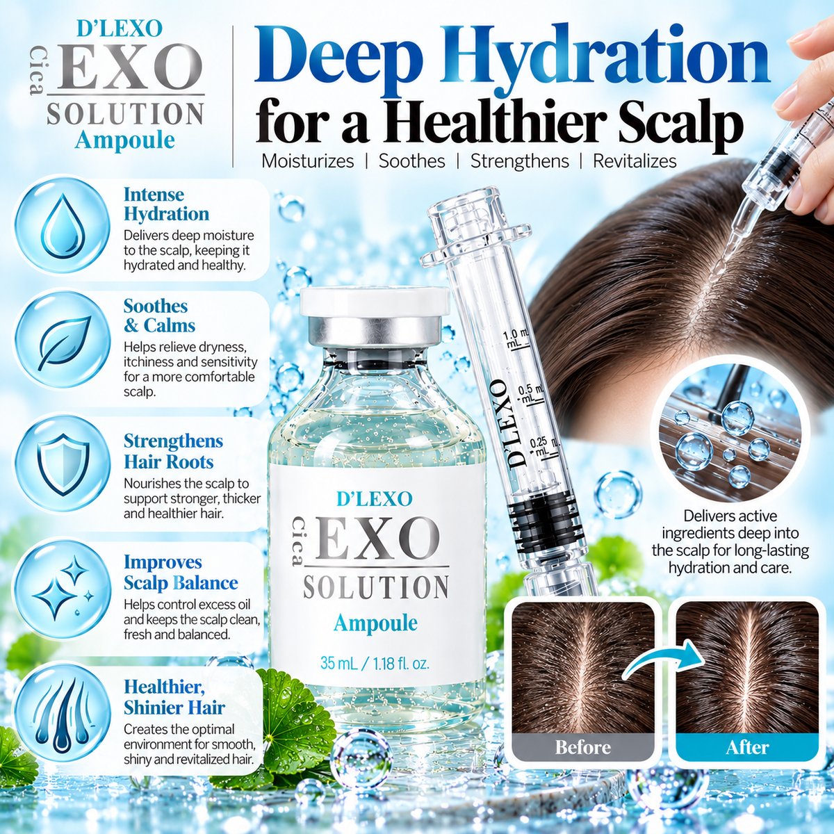 D'LEXO Cica EXO Solution Ampoule 35 ml