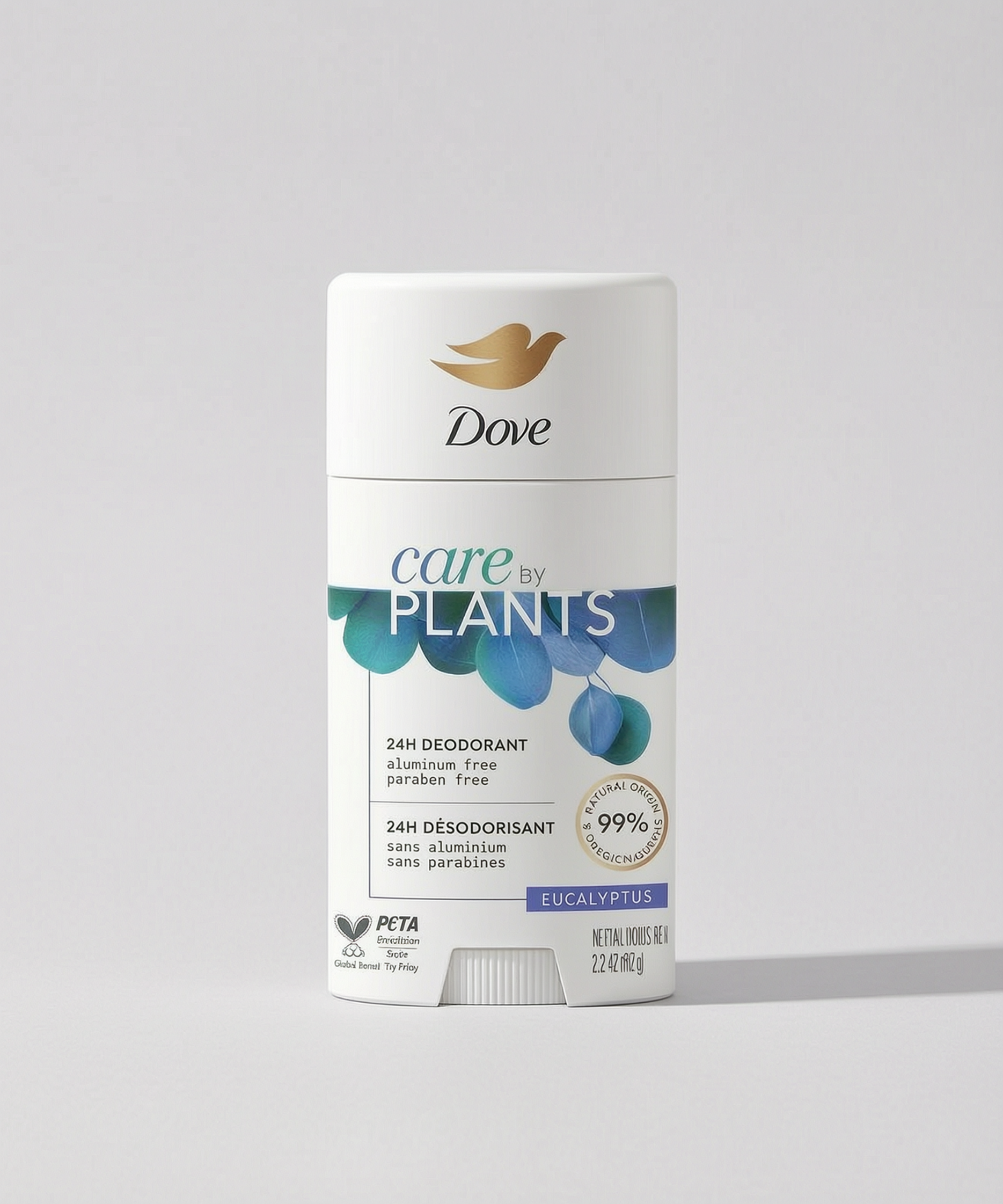 Dove Care by Plants Deodorant Stick Eucalyptus 74g (2.6 oz)