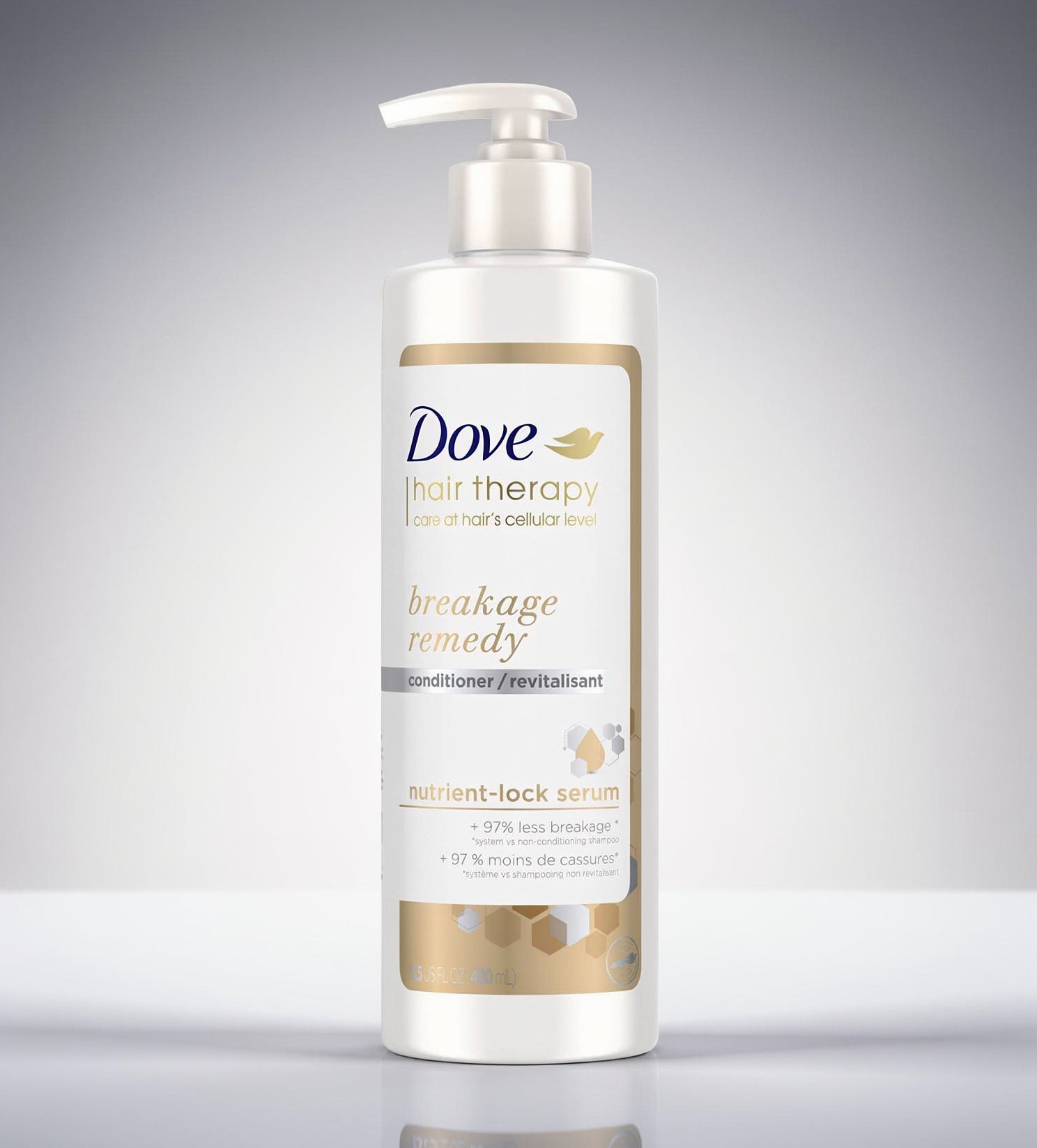 Dove Hair Therapy Breakage Remedy Conditioner with Nutrient-Lock Serum 400ml