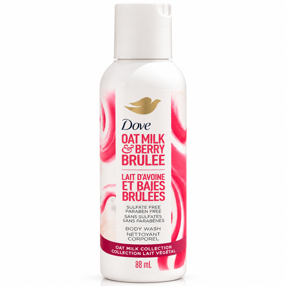 Dove Oat Milk & Berry Brulee Body Wash 88 ml