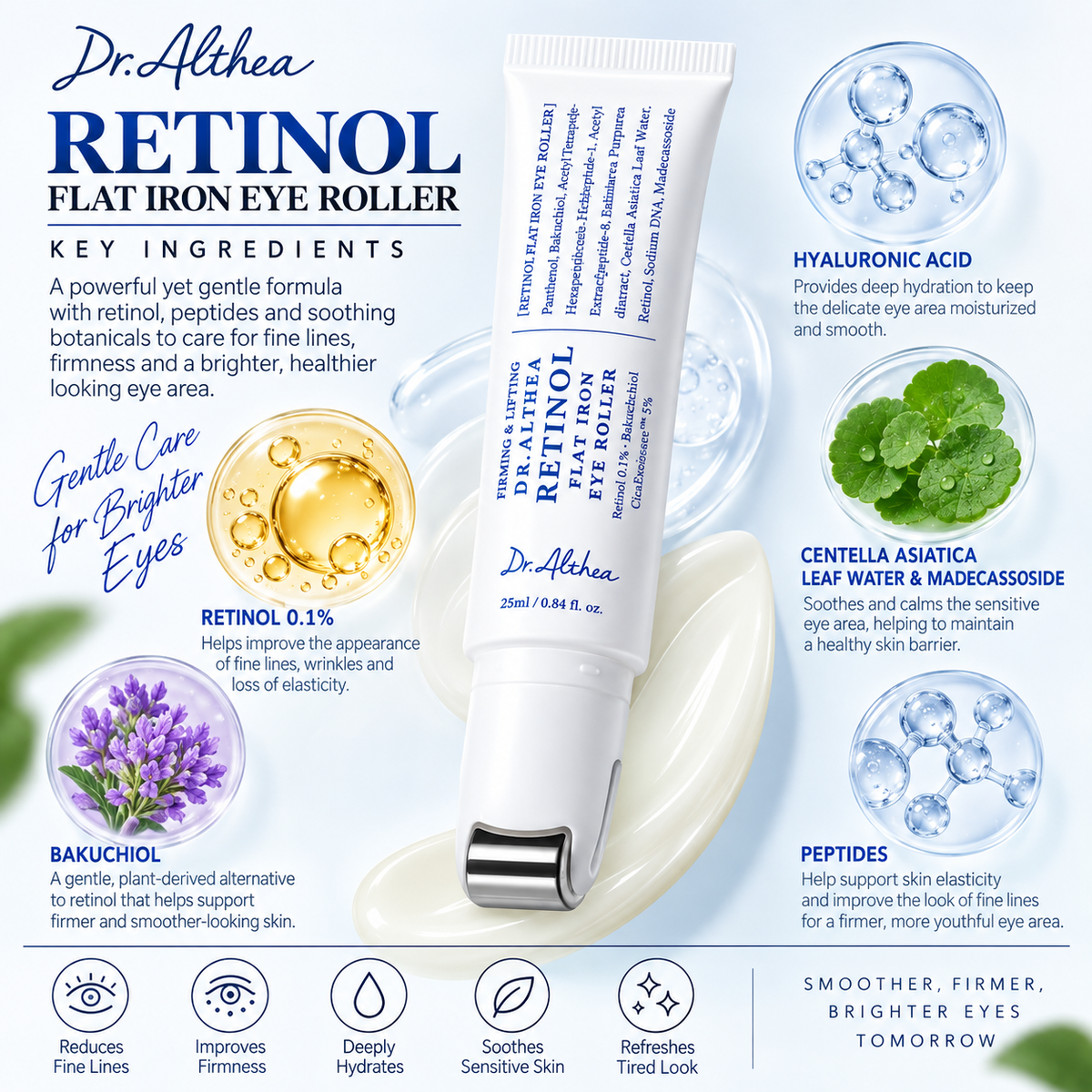 Dr.Althea Retinol Flat Iron Eye Roller 25ml