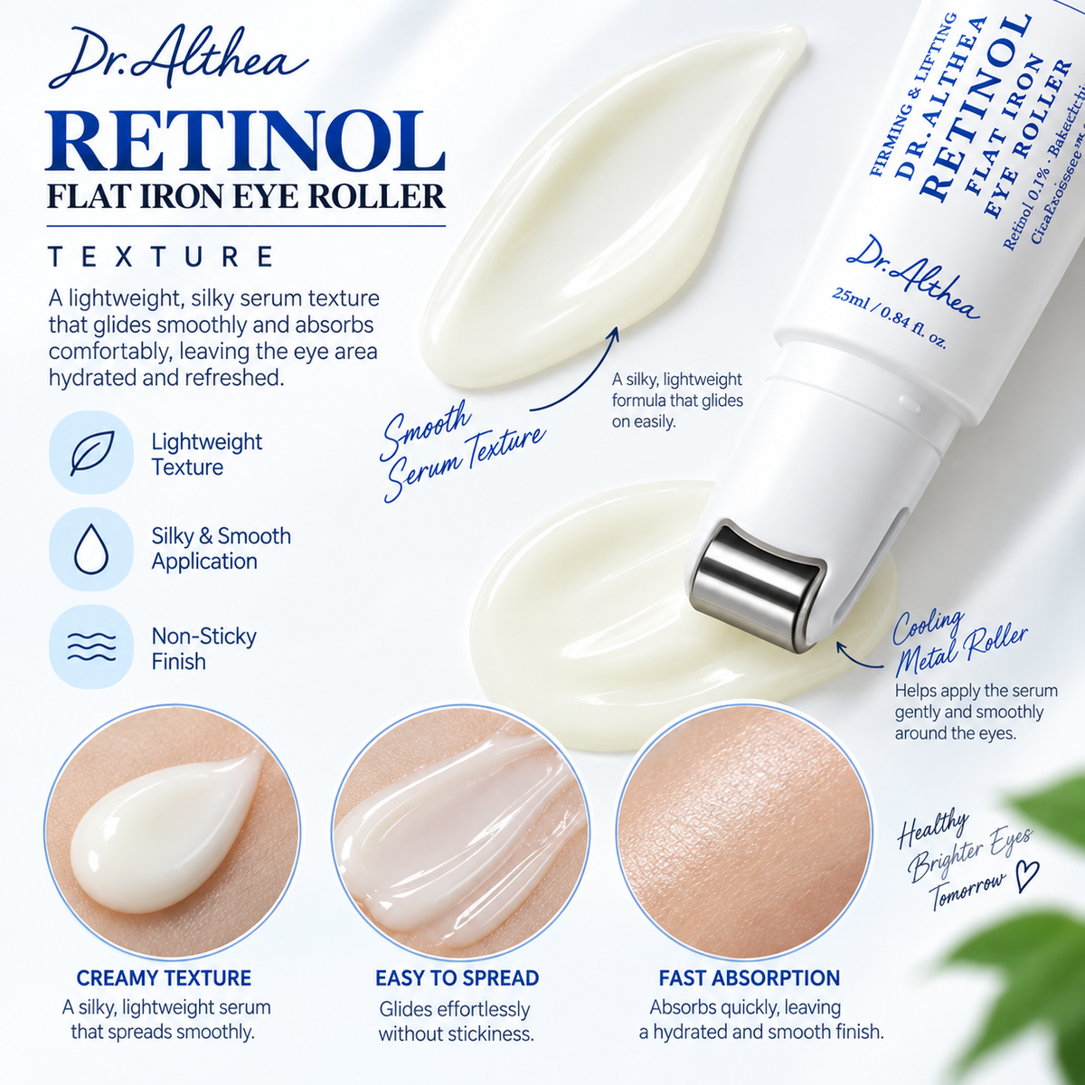 Dr.Althea Retinol Flat Iron Eye Roller 25ml