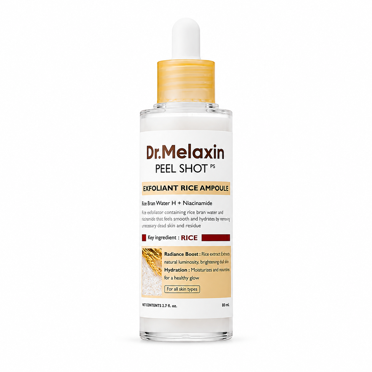 Dr.Melaxin PEEL SHOT Rice Ampoule 80ml