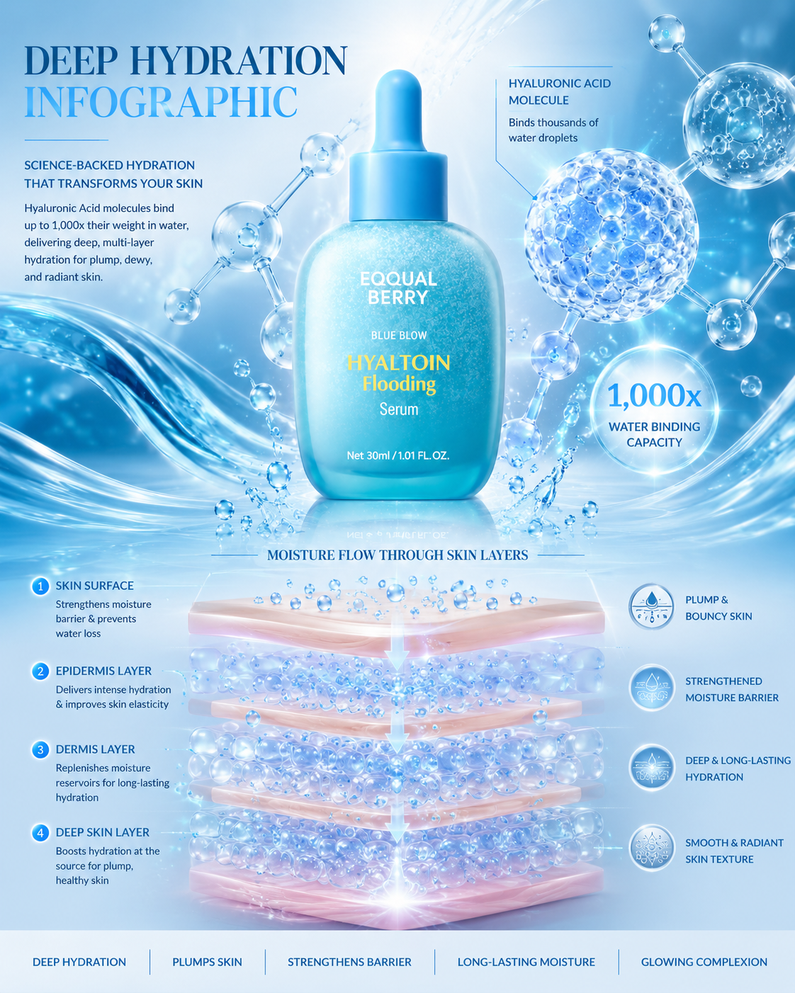 EQQUALBERRY Hyaltoin Flooding Serum 30ml