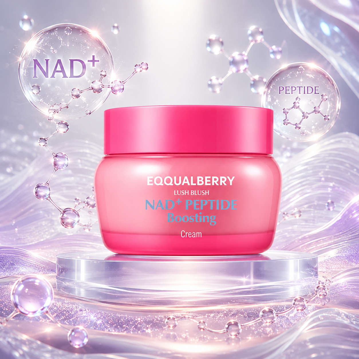 EQQUALBERRY NAD+ Peptide Boosting Cream 50ml