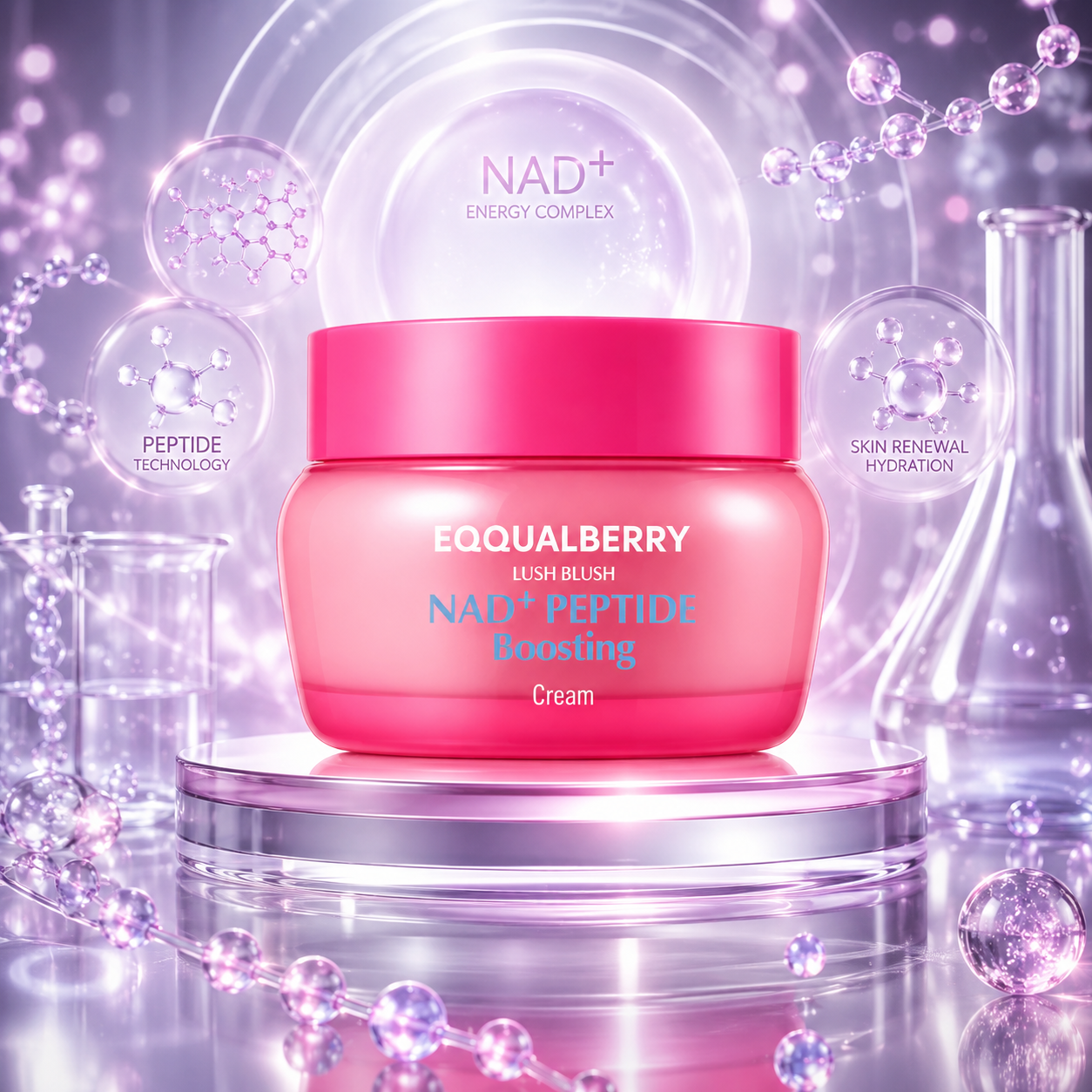 EQQUALBERRY NAD+ Peptide Boosting Cream 50ml
