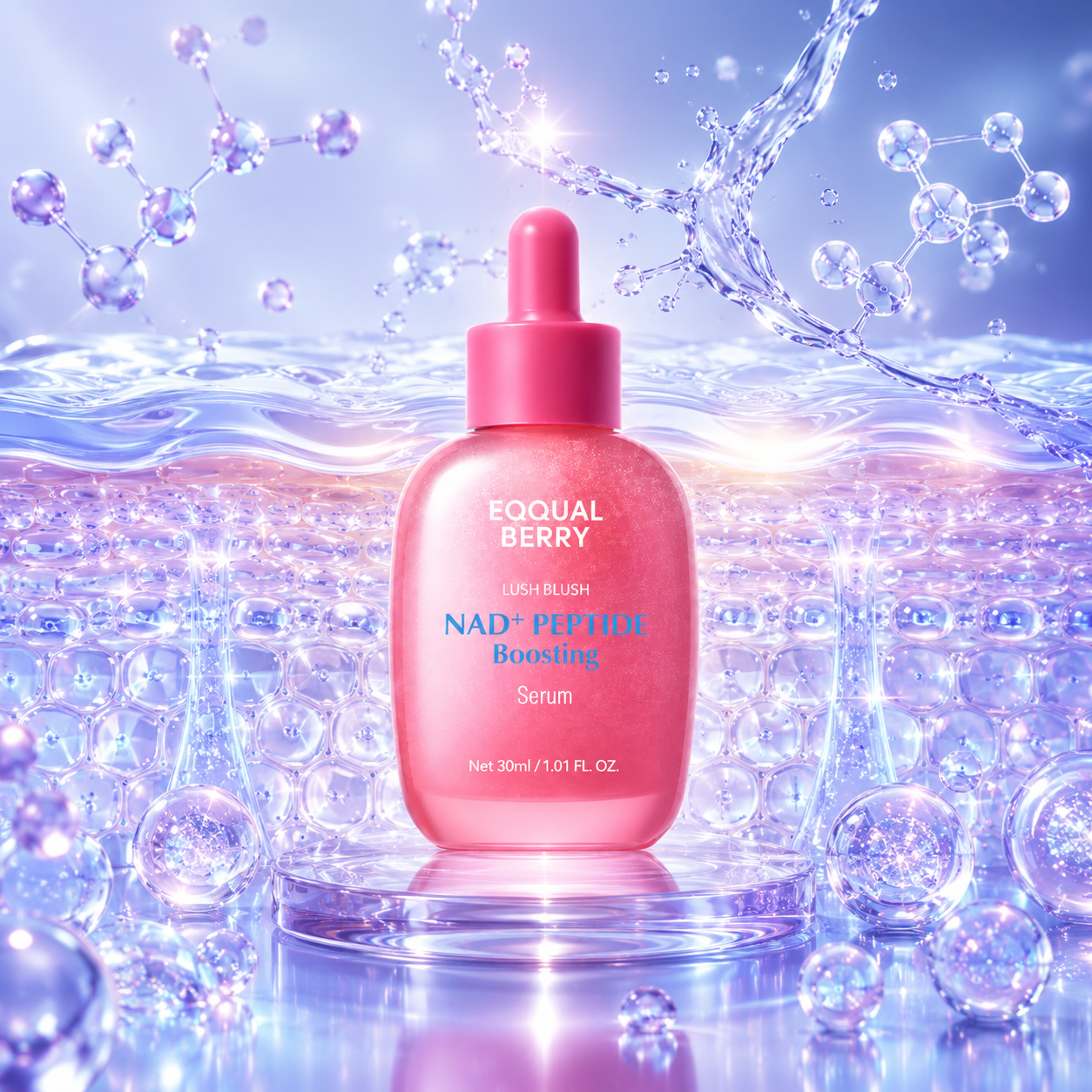 EQQUALBERRY NAD + Peptide Boosting Serum 30ml
