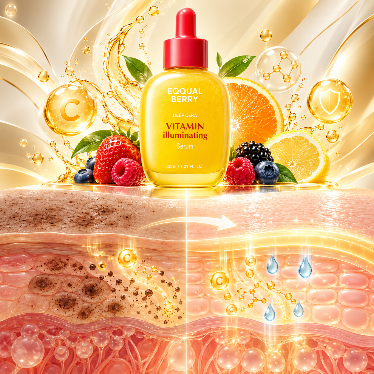 EQQUALBERRY Vitamin Illuminating Serum 30ml