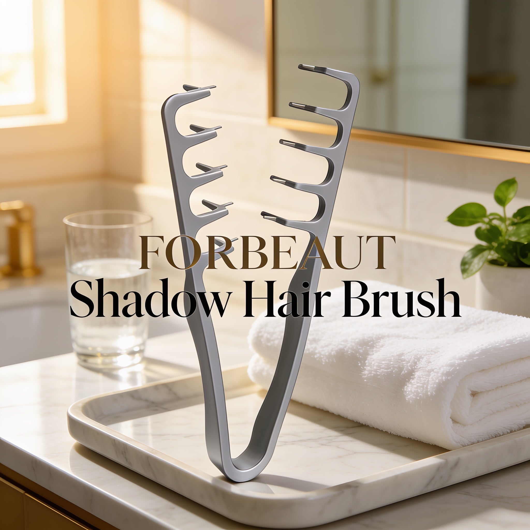 FORBEAUT Shadow Hair Brush, Styling & Detangling Brush