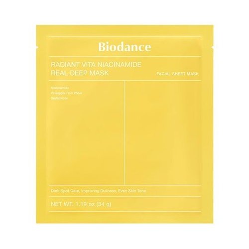BIODANCE Radiant Vita Niacinamide Real Deep Mask Sheet 1 Each