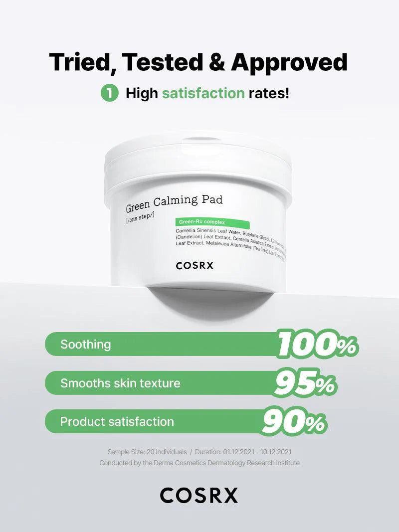 COSRX One Step Green Hero Calming Pad (70 Pads)
