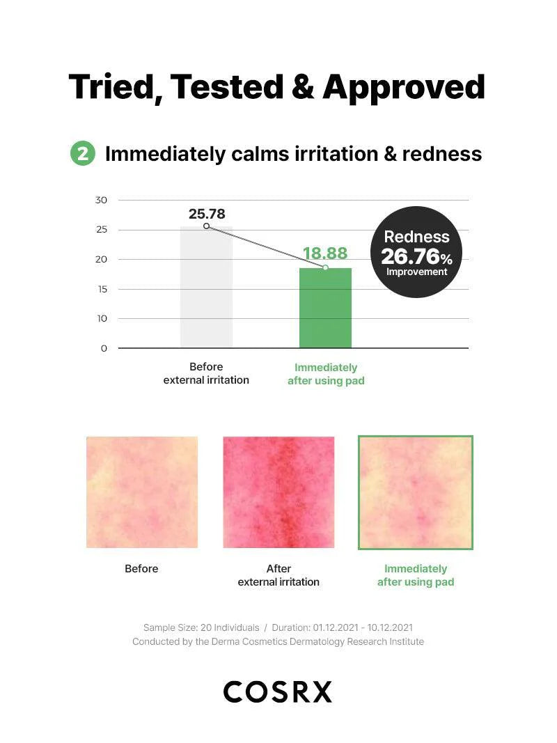 COSRX One Step Green Hero Calming Pad (70 Pads)