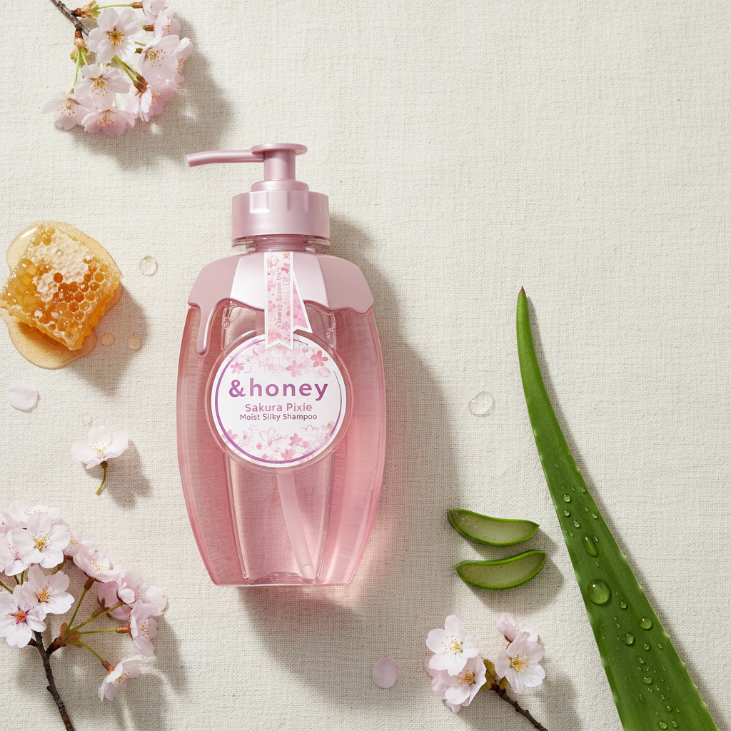 &HONEY Sakura Pixie Moist Silky Shampoo 440ml
