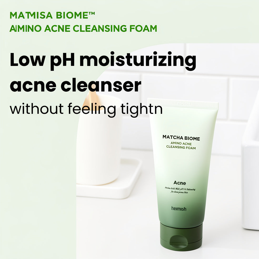 Heimish Matcha Biome Amino Acne Cleansing Foam 150g