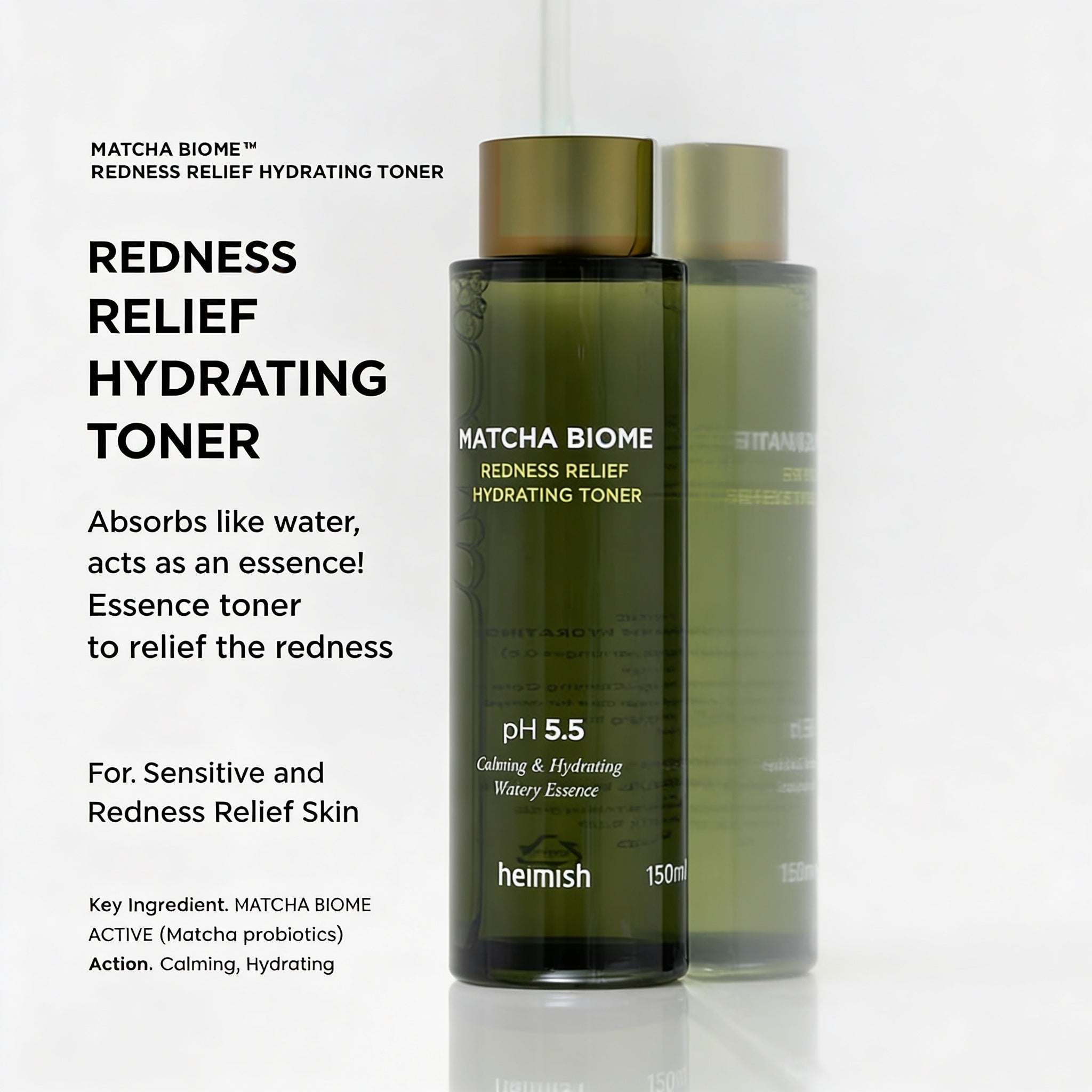 Heimish Matcha Biome Redness Relief Hydrating Toner 150ml