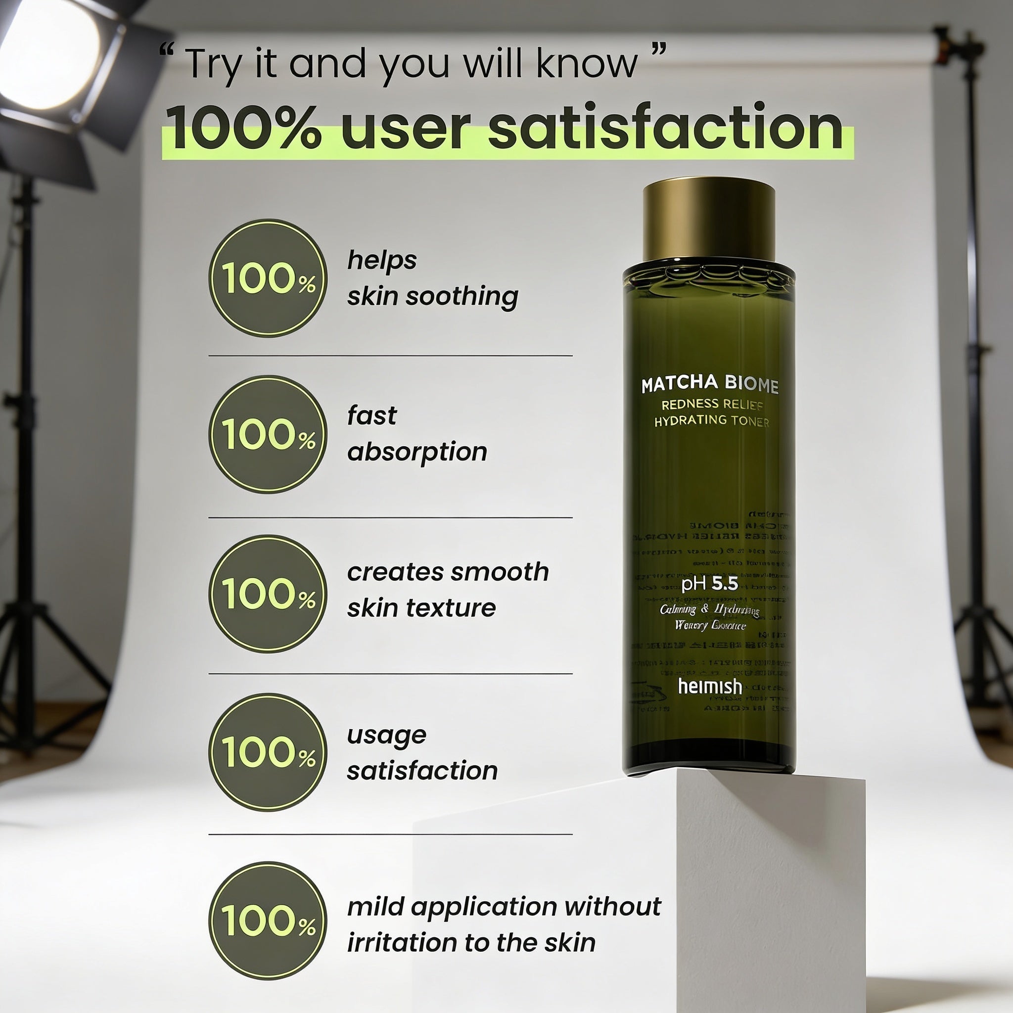 Heimish Matcha Biome Redness Relief Hydrating Toner 150ml