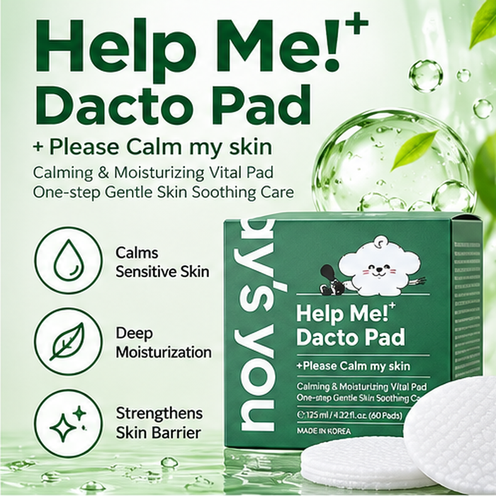 One-day’s you Help Me!+ Dacto Moisturizing Toner Pads (60 Pads, 125 ml)