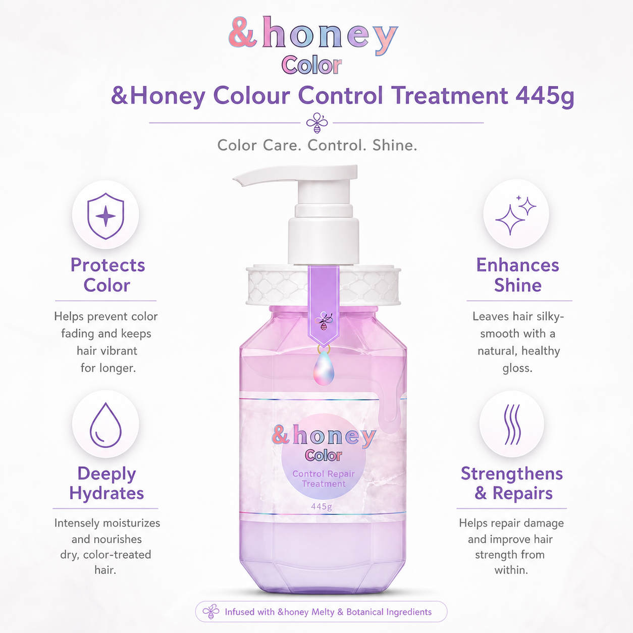 &Honey Colour Control Treatment 445g
