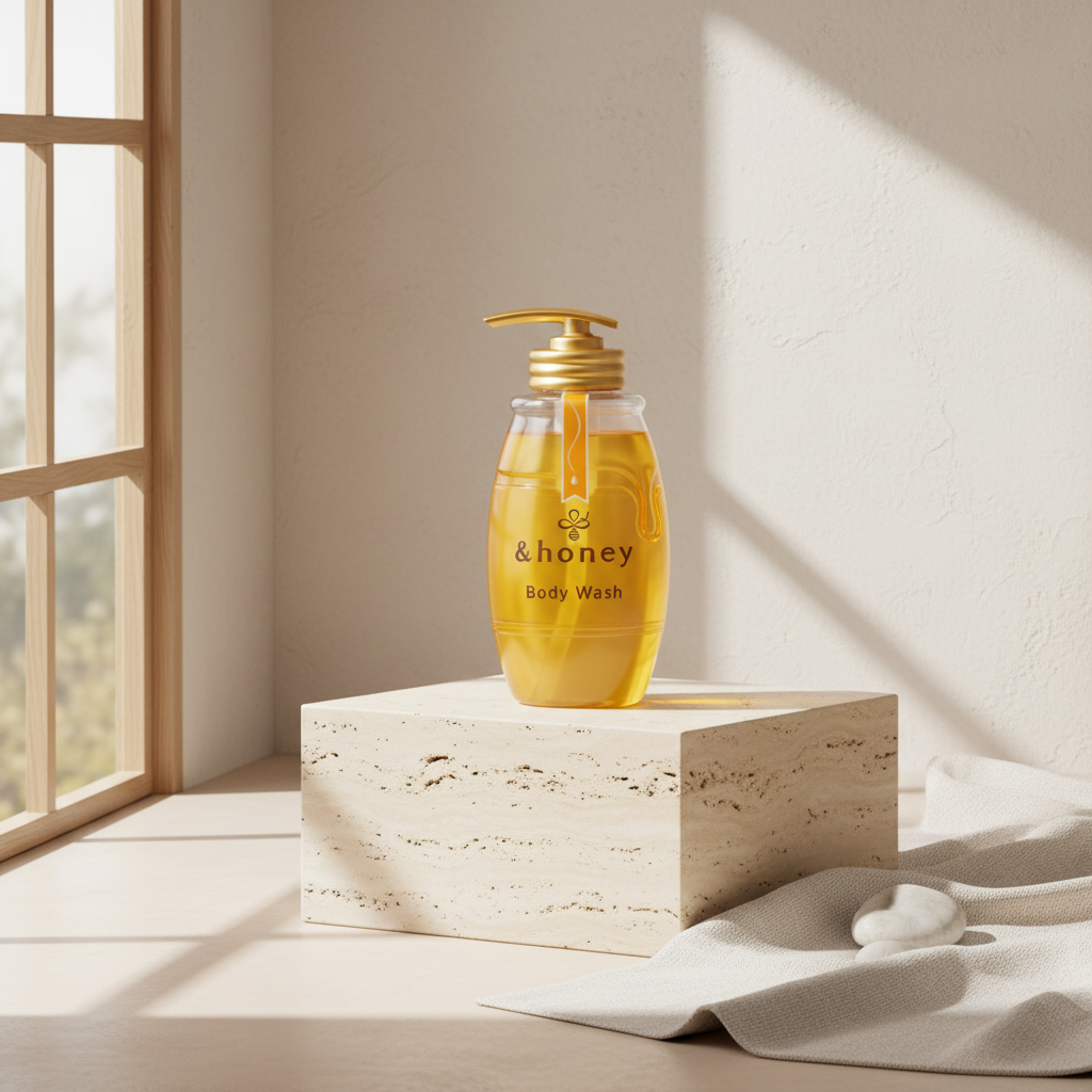 &Honey Deep Body Wash (Yellow) 500ml