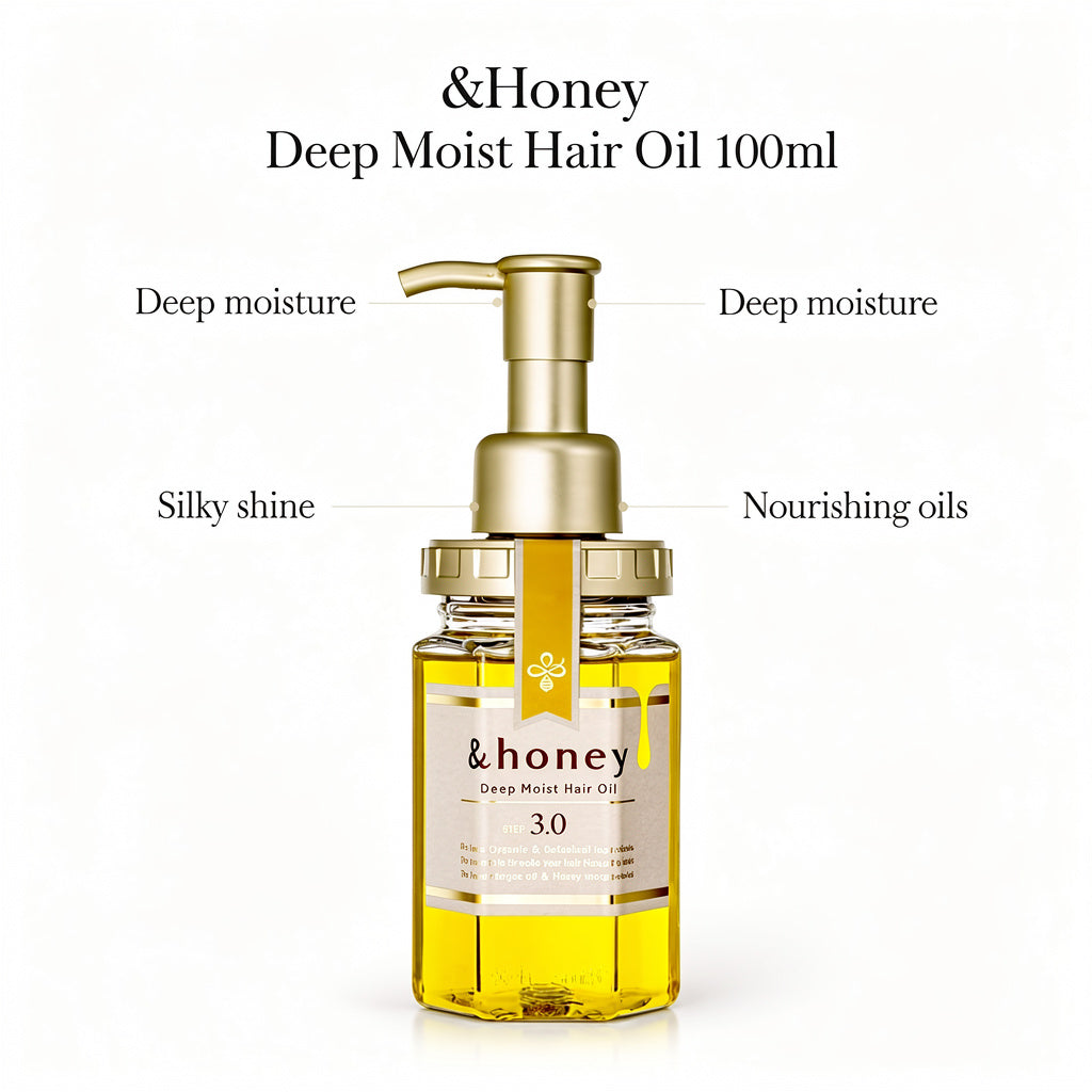 &Honey Deep Moist Hair Oil 100ml