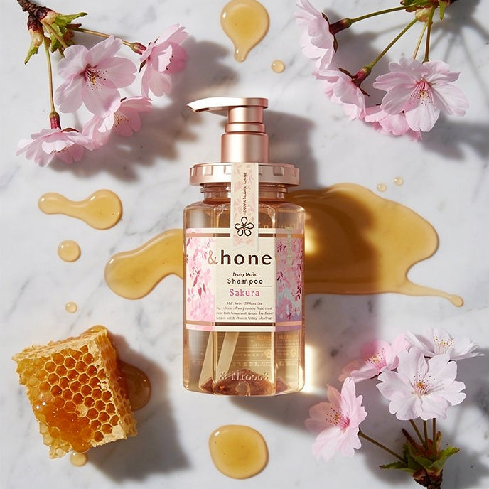 &Honey Deep Moist Shampoo Sakura 440ml