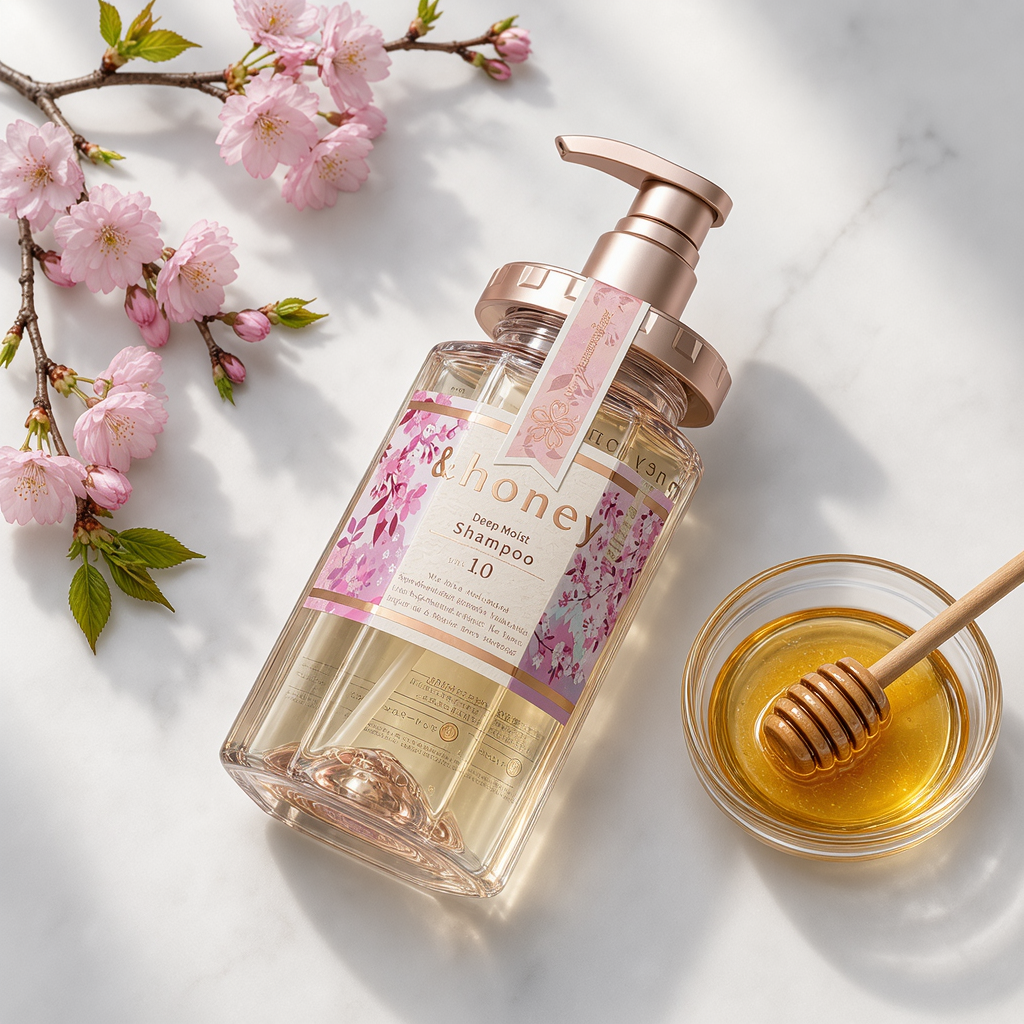 &Honey Deep Moist Shampoo Sakura 440ml