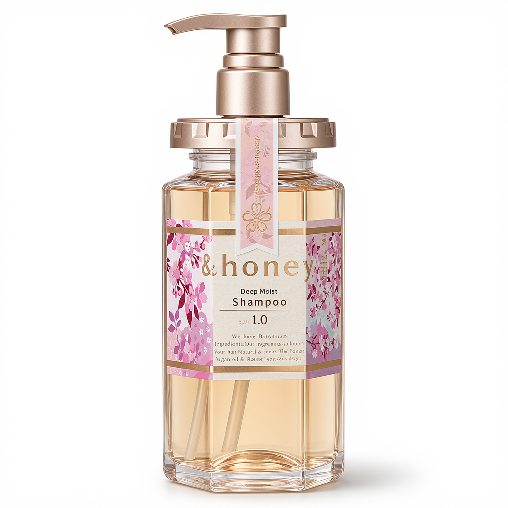 &Honey Deep Moist Shampoo Sakura 440ml