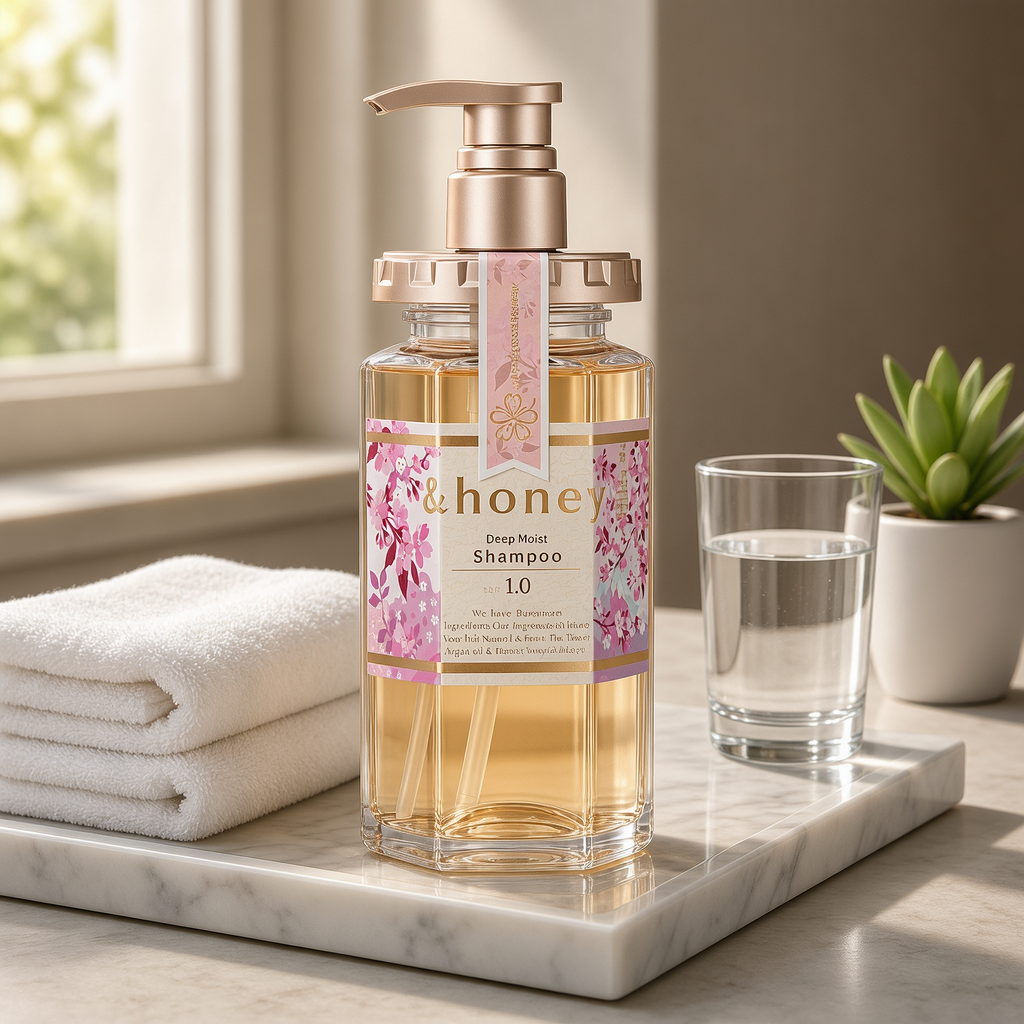 &Honey Deep Moist Shampoo Sakura 440ml