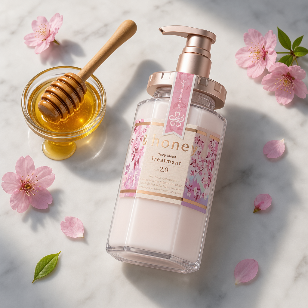 &Honey Deep Moist Treatment Sakura 445g