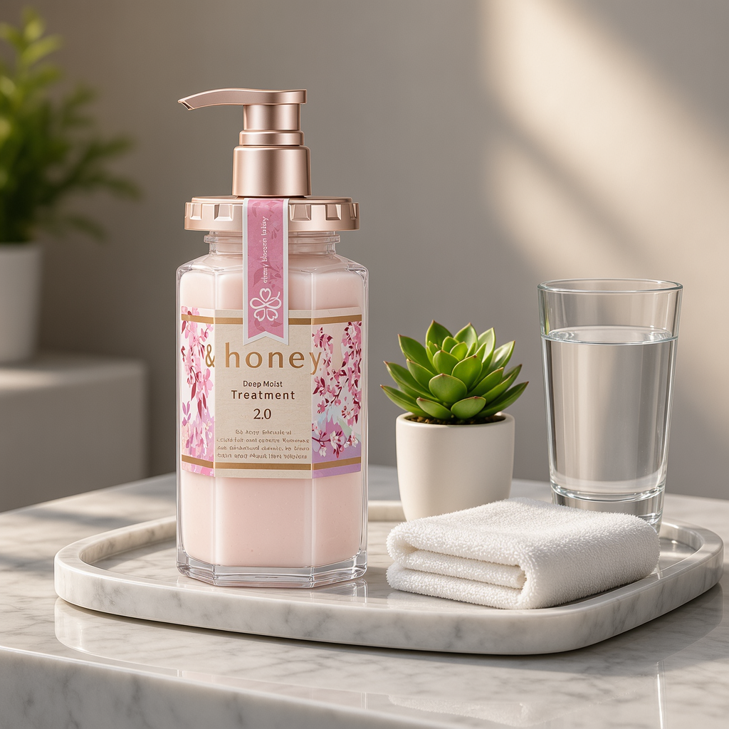&Honey Deep Moist Treatment Sakura 445g