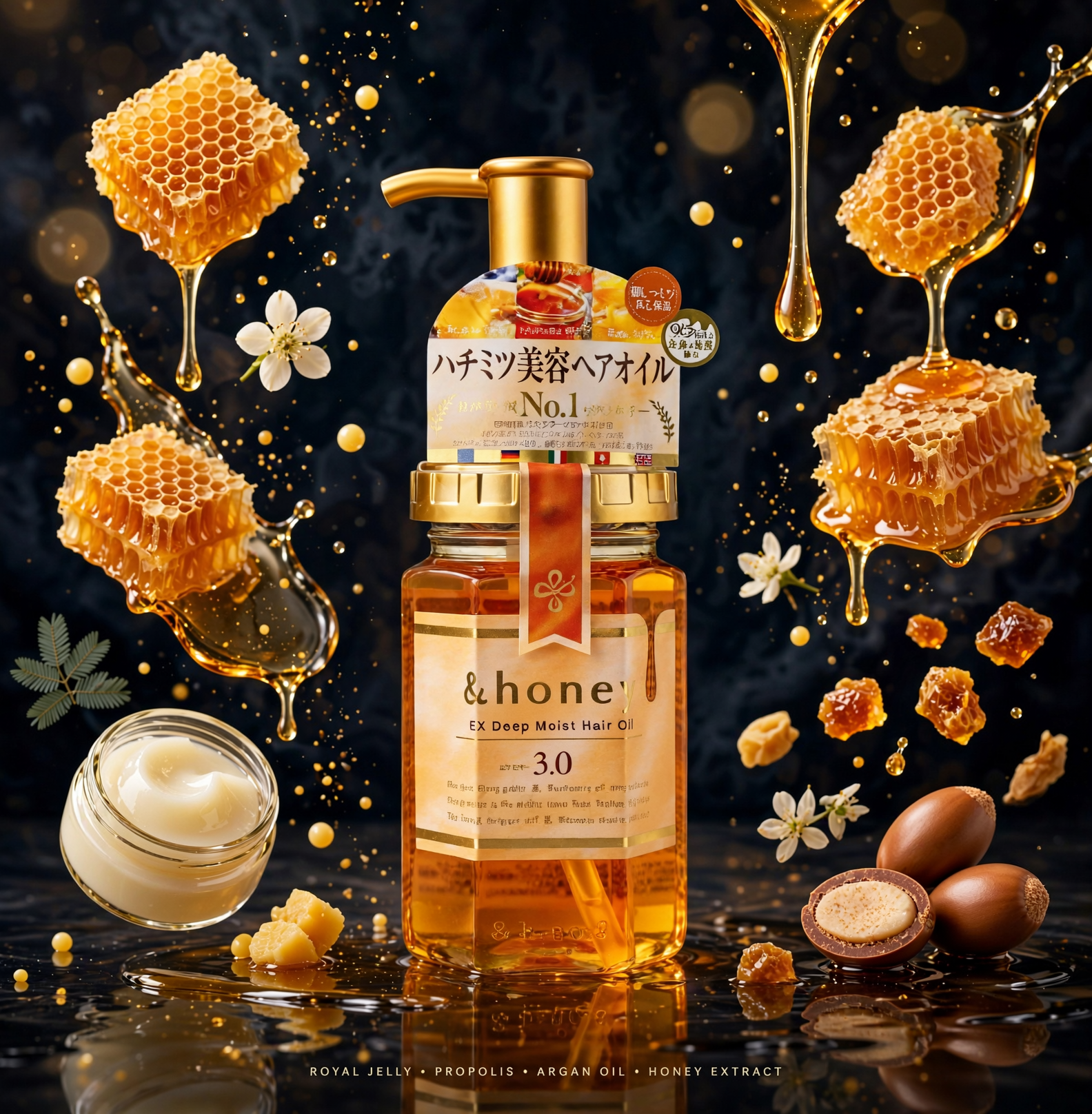 &Honey EX Deep Moist Hair Oil 100ml