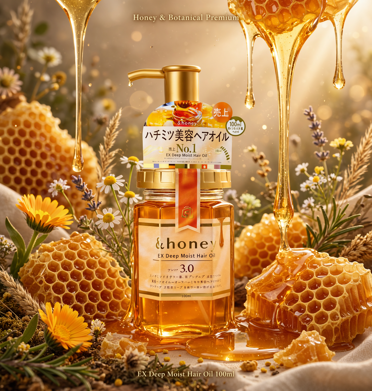 &Honey EX Deep Moist Hair Oil 100ml