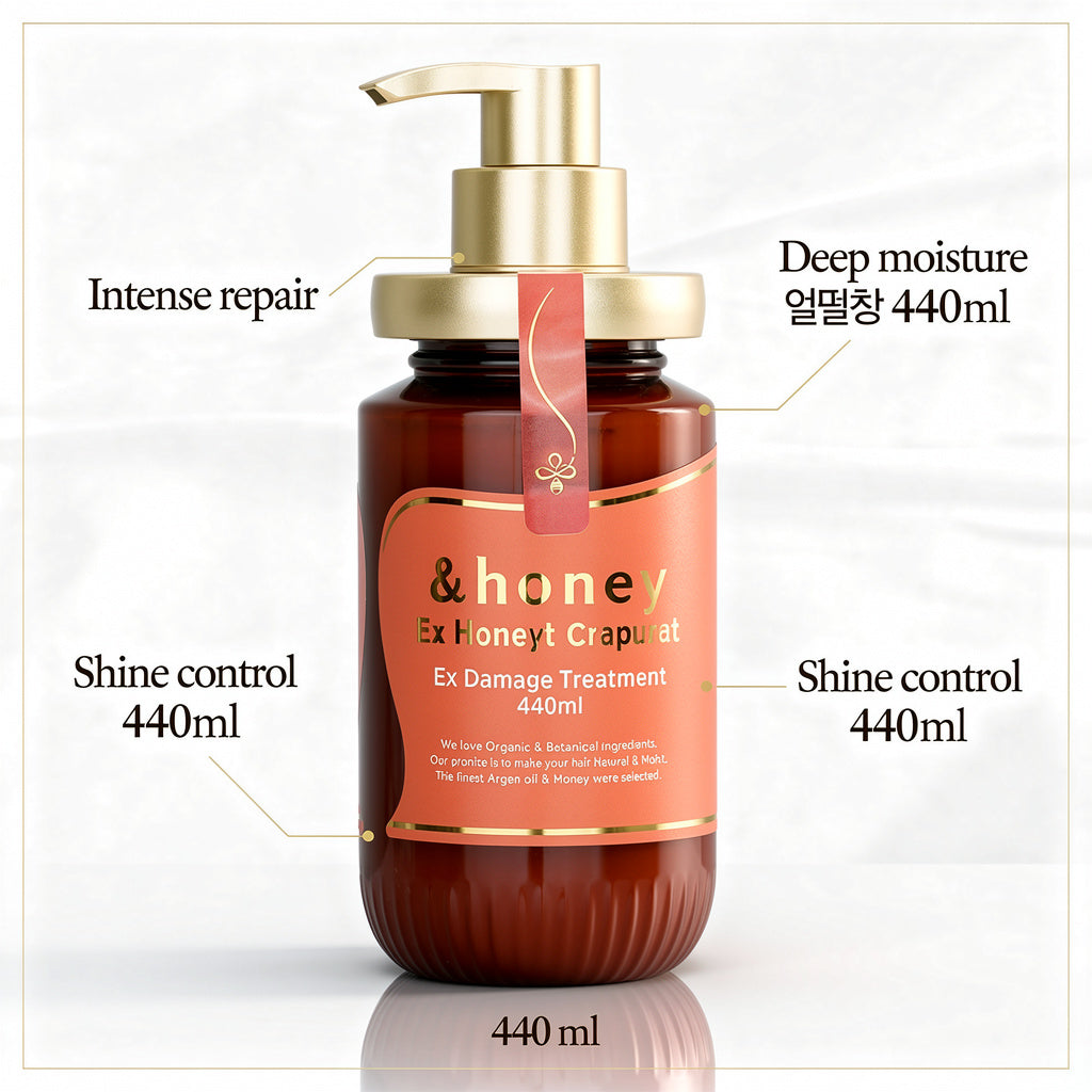 &Honey Ex Damage Treatment 440ml