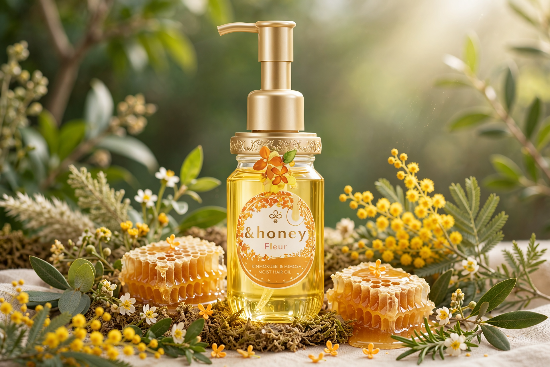 &Honey Fleur Kinmokusei & Moist Hair Oil 100ml