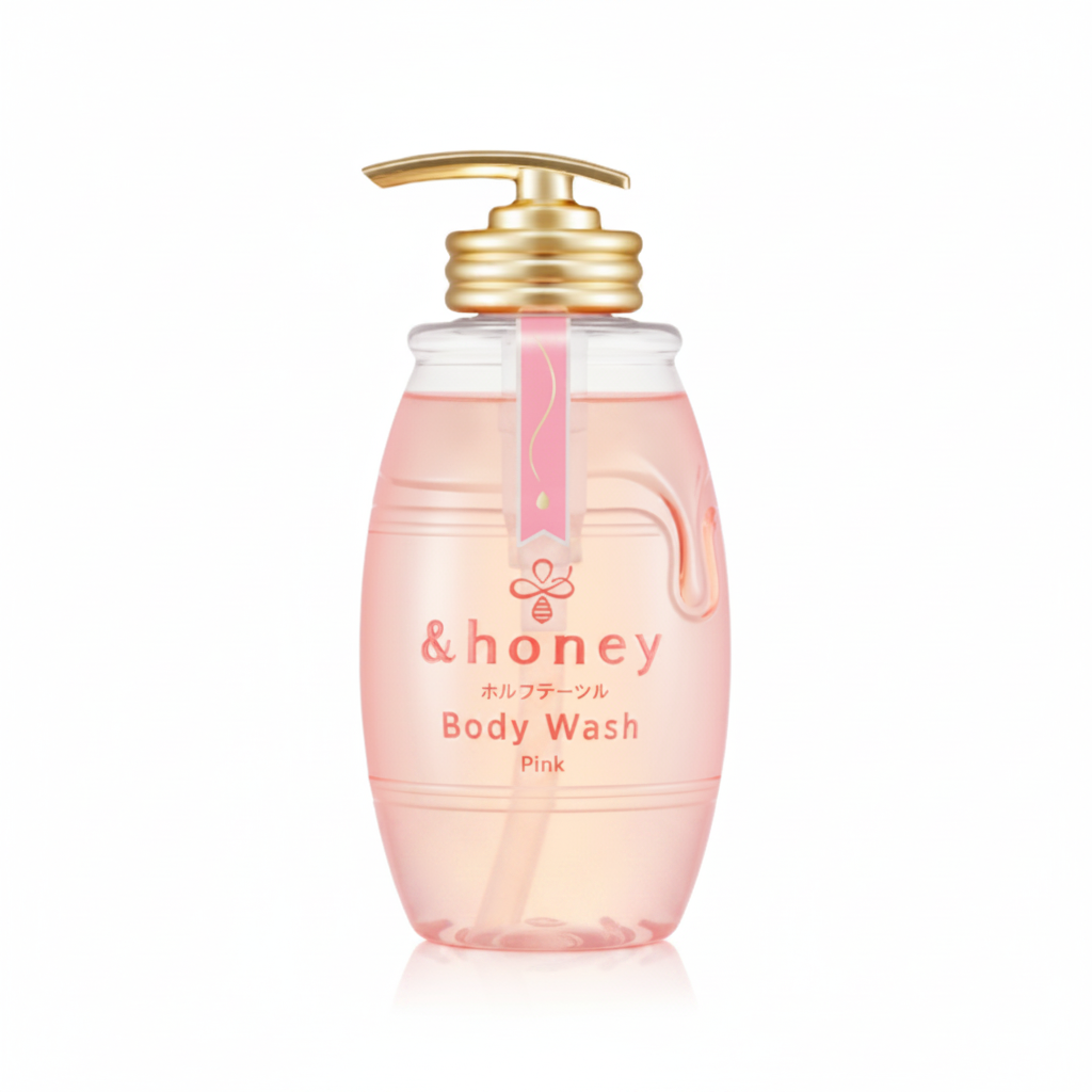 &Honey Melty Moist Gel Body Wash Pink 500ml